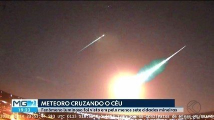 Meteoro visto no Triângulo Mineiro estava a mais de 43 mil km/h