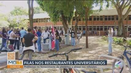 Filas continuam nos restaurantes universitários da Universidade Federal de Uberlândia