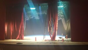 Fogo atinge cortinas do Teatro Sesiminas, em Uberaba