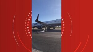VÍDEO: Pane em avião leva viaturas dos bombeiros para a pista do Aeroporto de Uberaba