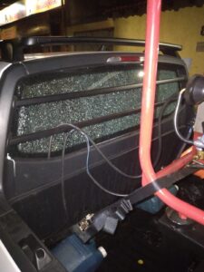 Carro de fumacê é alvo de vandalismo no Bairro Jardim Canaã em Uberlândia | Triângulo Mineiro