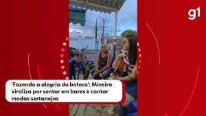'Fazendo a alegria do boteco': mineira viraliza ao visitar bares aleatórios para cantar modão sertanejo; assista | Triângulo Mineiro