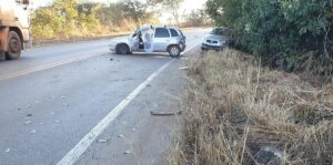 Motorista morre após carro rodar e bater em canaleta na MG-188 em Coromandel | Triângulo Mineiro