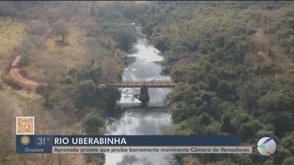 PL que proíbe barramento em trecho do Rio Uberabinha movimenta Câmara de Uberlândia
