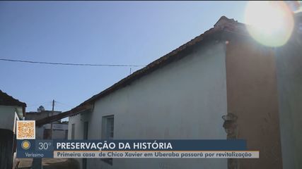 Primeira casa de Chico Xavier em Uberaba passará por restauração