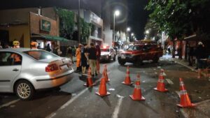 Quatro pessoas são atropeladas no Centro de Uberlândia