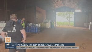 Suspeitos do roubo de inseticidas avaliados em R$ 50 milhões são presos em MG