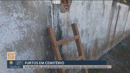 Cemitério Campo do Bom Pastor virou alvo de bandidos em Uberlândia