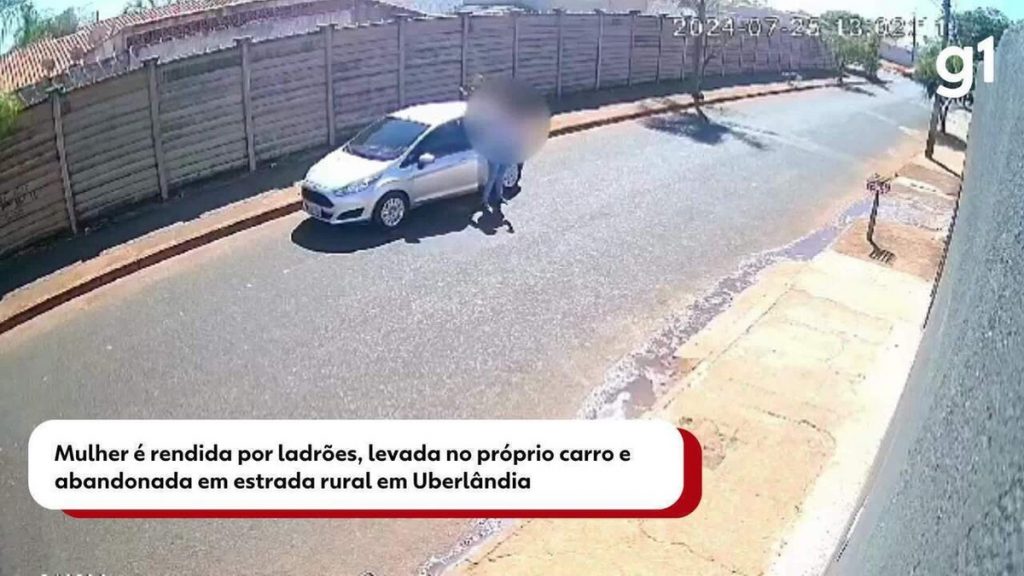 VÍDEO: Cliente é rendida por ladrões e sofre sequestro relâmpago ao chegar em manicure em Uberlândia | Triângulo Mineiro