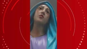 VÍDEO: Fiéis relatam suposto choro de imagem de Nossa Senhora da Dores em igreja em MG