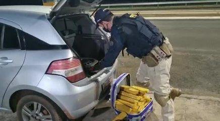 PRF apreende cerca de 150 kg de maconha em Uberlândia; uma pessoa foi presa